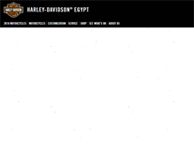 Tablet Screenshot of harley-davidsonegypt.com